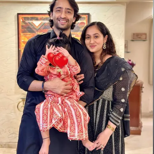 Shaheer Sheikh Wife and Daughter